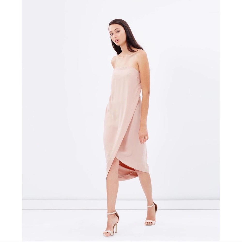 NEW KEEPSAKE the Label Visionary Strapless Dress in Red